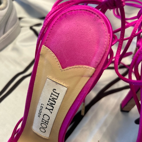 JIMMY CHOO Anita 120 Satin Heel - Picture 8 of 13